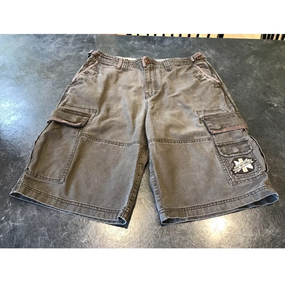 Men's Animal Worldwide Freeride brown cargo shorts size L